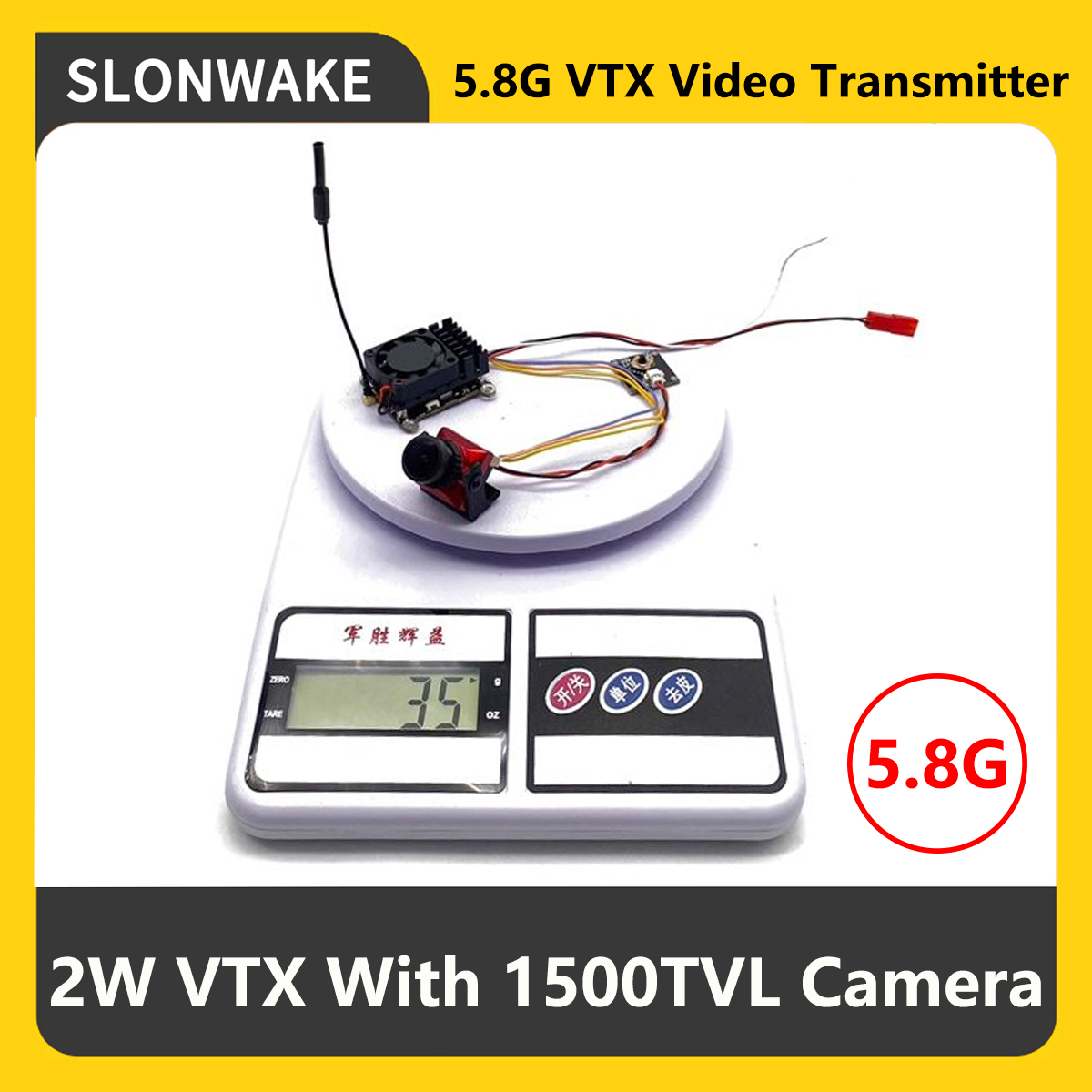 SLONWAKE 5.8G 2000mW FPV VTX T - Fpv Drone Frame recension och pris